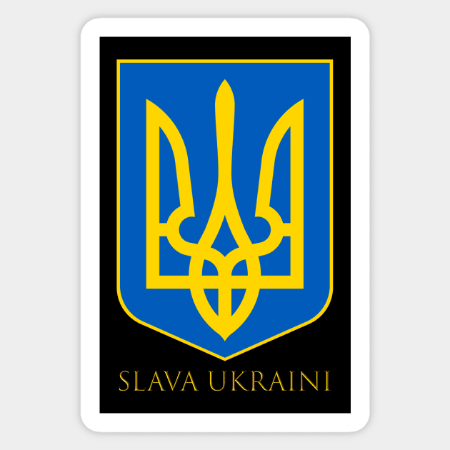 UKRAINE - SLAVA UKRAINI Sticker by Obedience │Exalted Apparel